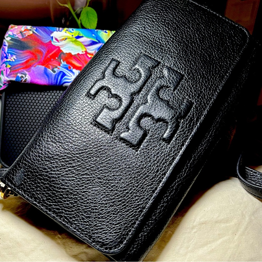 Leather black Tory Burch Purse